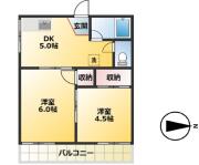 目白グリーンハイツ ２F間取り画像