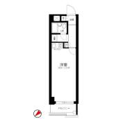 朝日第二目白マンション 203間取り画像