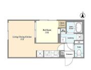 ＣＡＳＡ　ＧＲＡＺＩＥ池袋 （カーサグラッツェイケブクロ） ３０３号室間取り画像