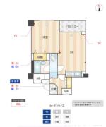 ラ・ヴニール目白 103号室間取り画像