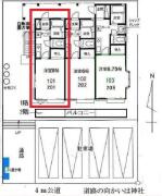 イリソリテール １０１間取り画像