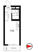 メゾン・ド・エコルス 306号室間取り画像