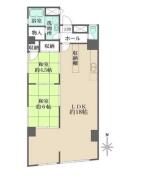 目白が丘マンション 8F間取り画像