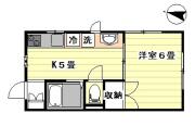 カーサT 201号室間取り画像