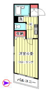 ヴィスタ目白 201号室間取り画像