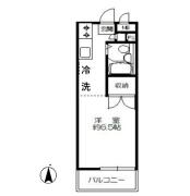 シャトウブラン目白 102号室間取り画像