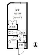 ステラYK 202号室間取り画像
