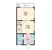 TCRE池袋椎名町 ２０１間取り画像