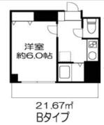 ドミール雑司が谷 3F間取り画像