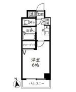 スカイコート目白 4F間取り画像