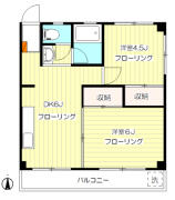 新倉マンション(B) 201号室間取り画像