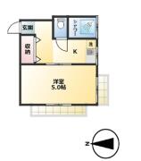 ハイム木村 206間取り画像
