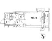 ルクシェール新宿中落合 701間取り画像