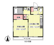 NOA MEJIRO Ⅱ(ノアメジロ) 101号室間取り画像