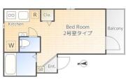 Glanz護国寺(グランツ護国寺) 202間取り画像