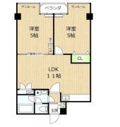 ソフトタウン池袋 802間取り画像